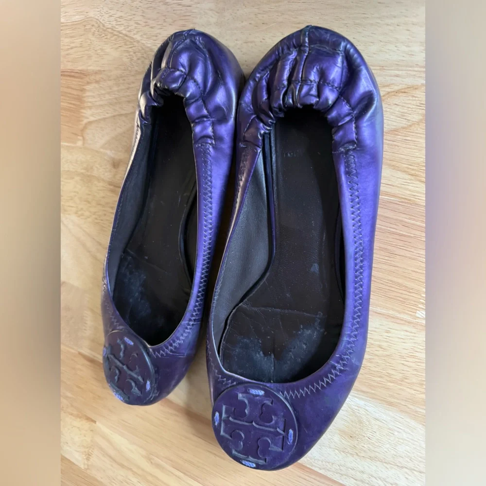 Tory Burch leather ballet